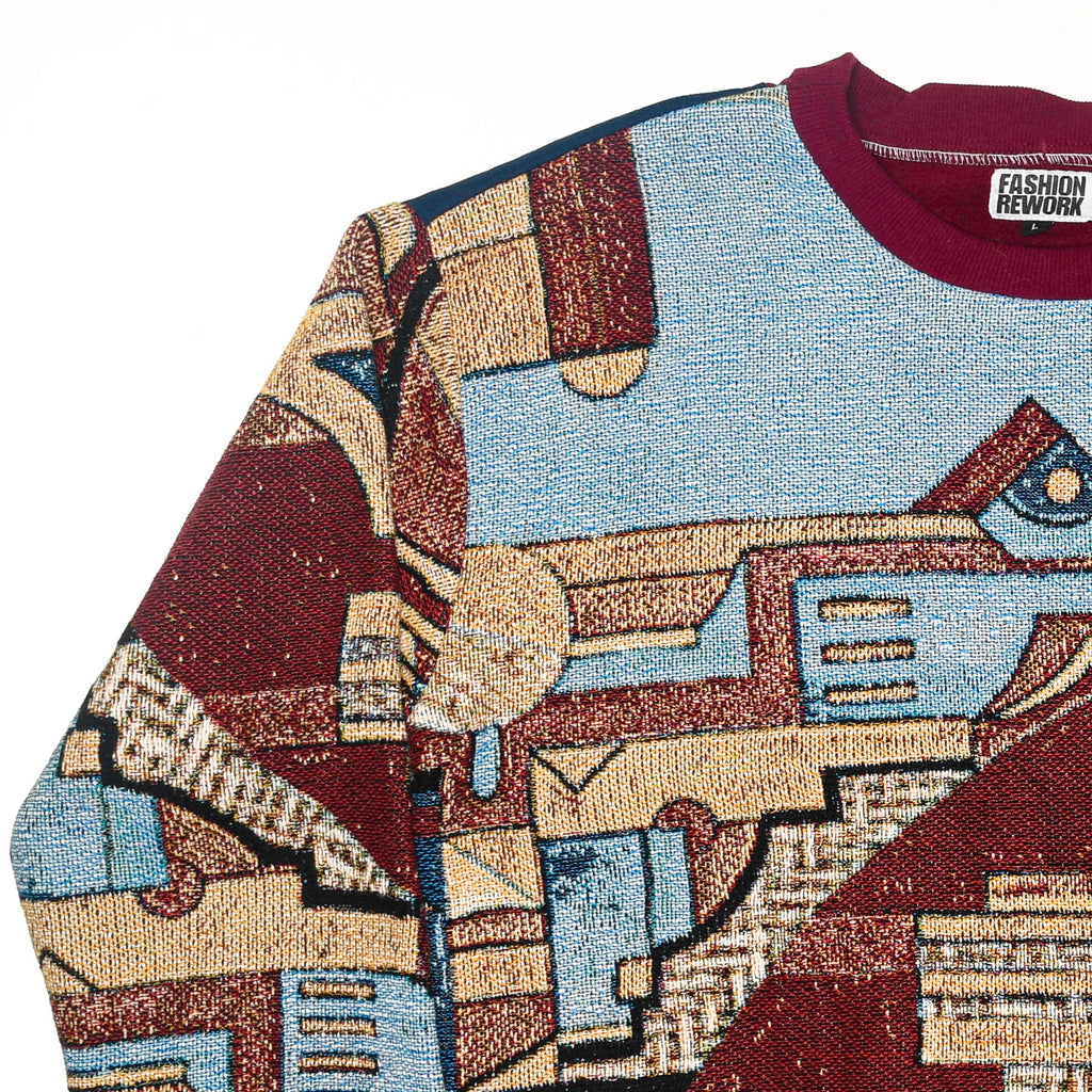 Art Brut Outsider Art Augustin Lesage Full Tapestry Pullover