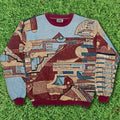 Art Brut Outsider Art Augustin Lesage Full Tapestry Pullover