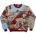 Art Brut Outsider Art Augustin Lesage Full Tapestry Panel Pullover