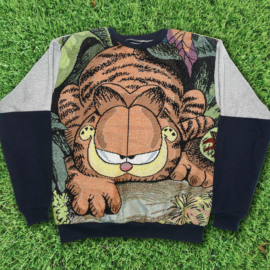 Garfield Tapestry Panel Pullover