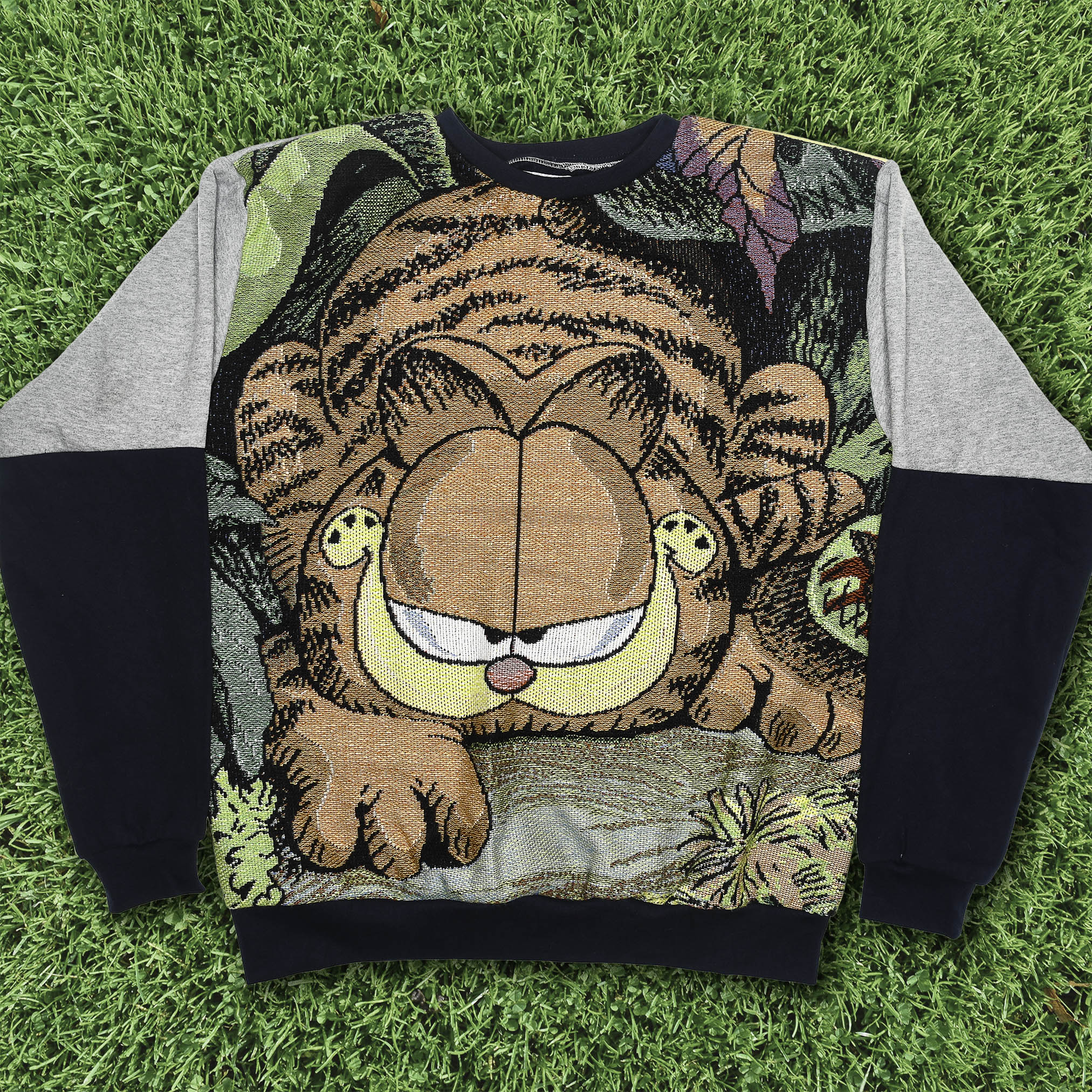 Garfield Tapestry Panel Pullover