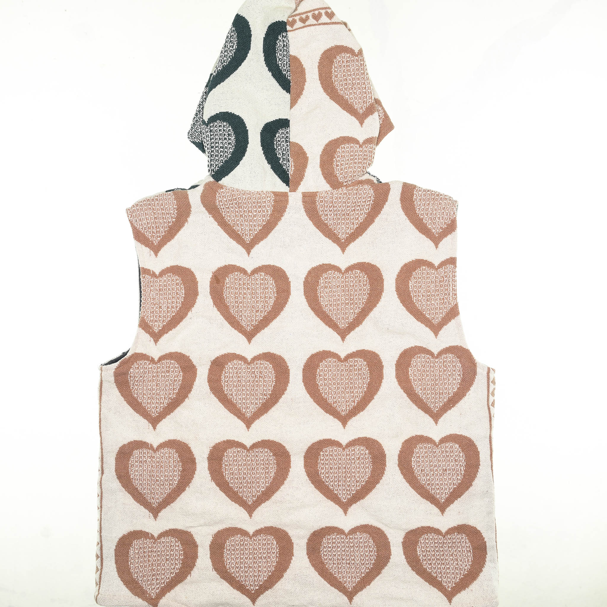 Heart Attack Full Tapestry Zip Up Vest