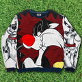 Childhood Cartoon Full Tapestry Panel Pullover