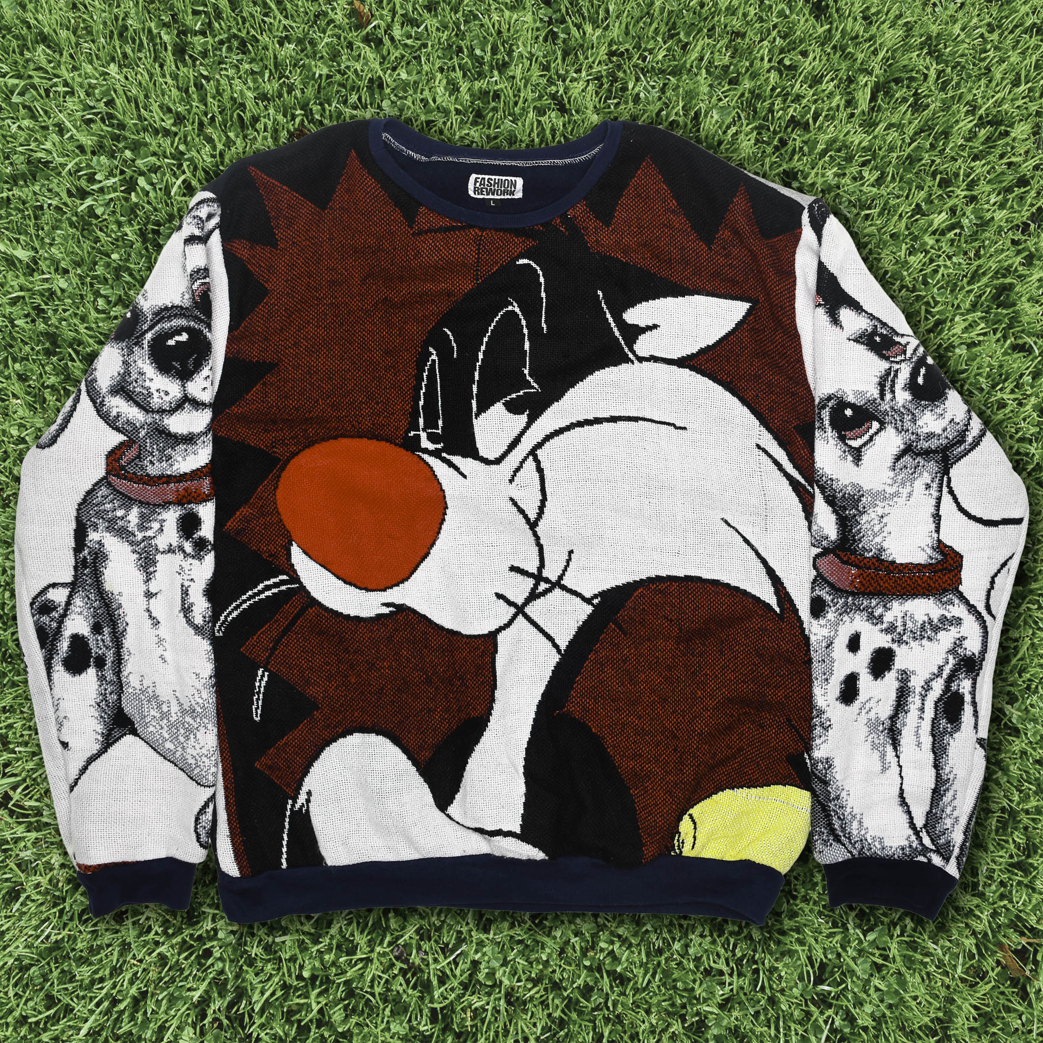 Childhood Cartoon Full Tapestry Panel Pullover