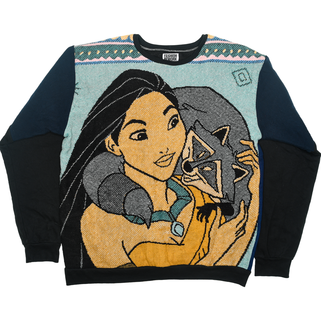 Meeko & Pocahontas Full Tapestry Panel Pullover