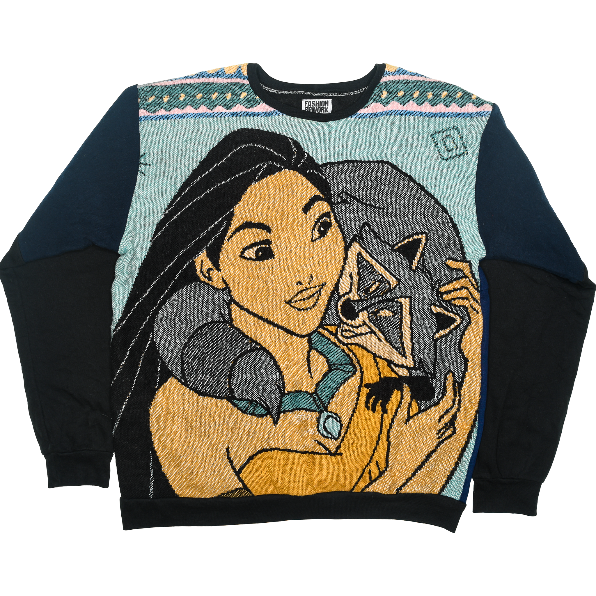 Meeko & Pocahontas Full Tapestry Panel Pullover