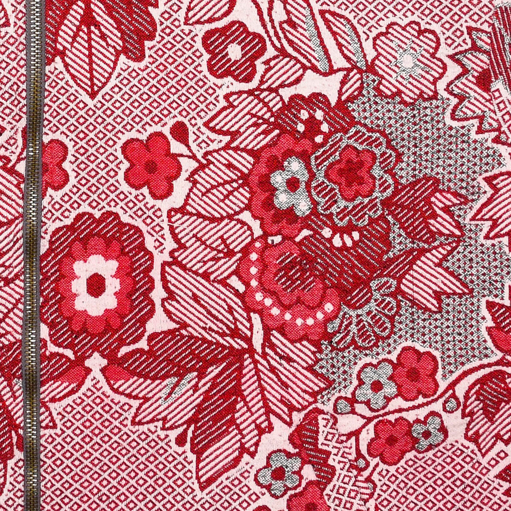 Floral & Hearts Gingham Full Tapestry Zip Through