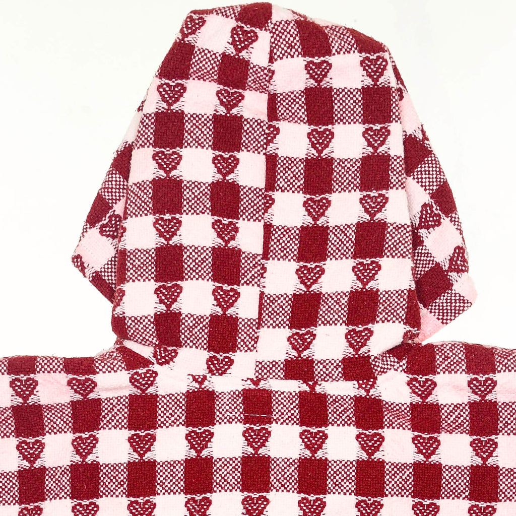 Floral & Hearts Gingham Full Tapestry Zip Through