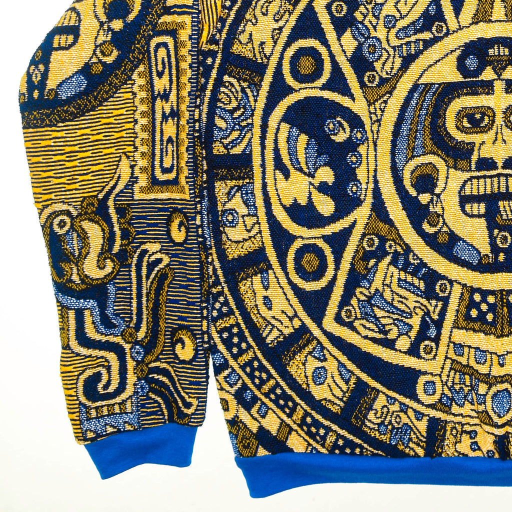 Aztec Sun Stone Tapestry Panel Pullover