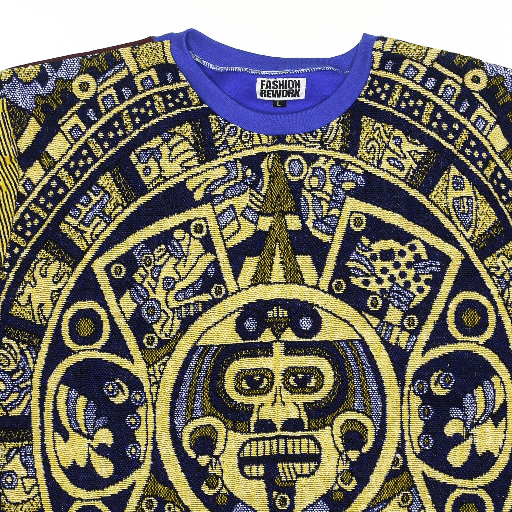 Aztec Sun Stone Tapestry Panel Pullover