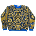Aztec Sun Stone Full Tapestry Panel Pullover