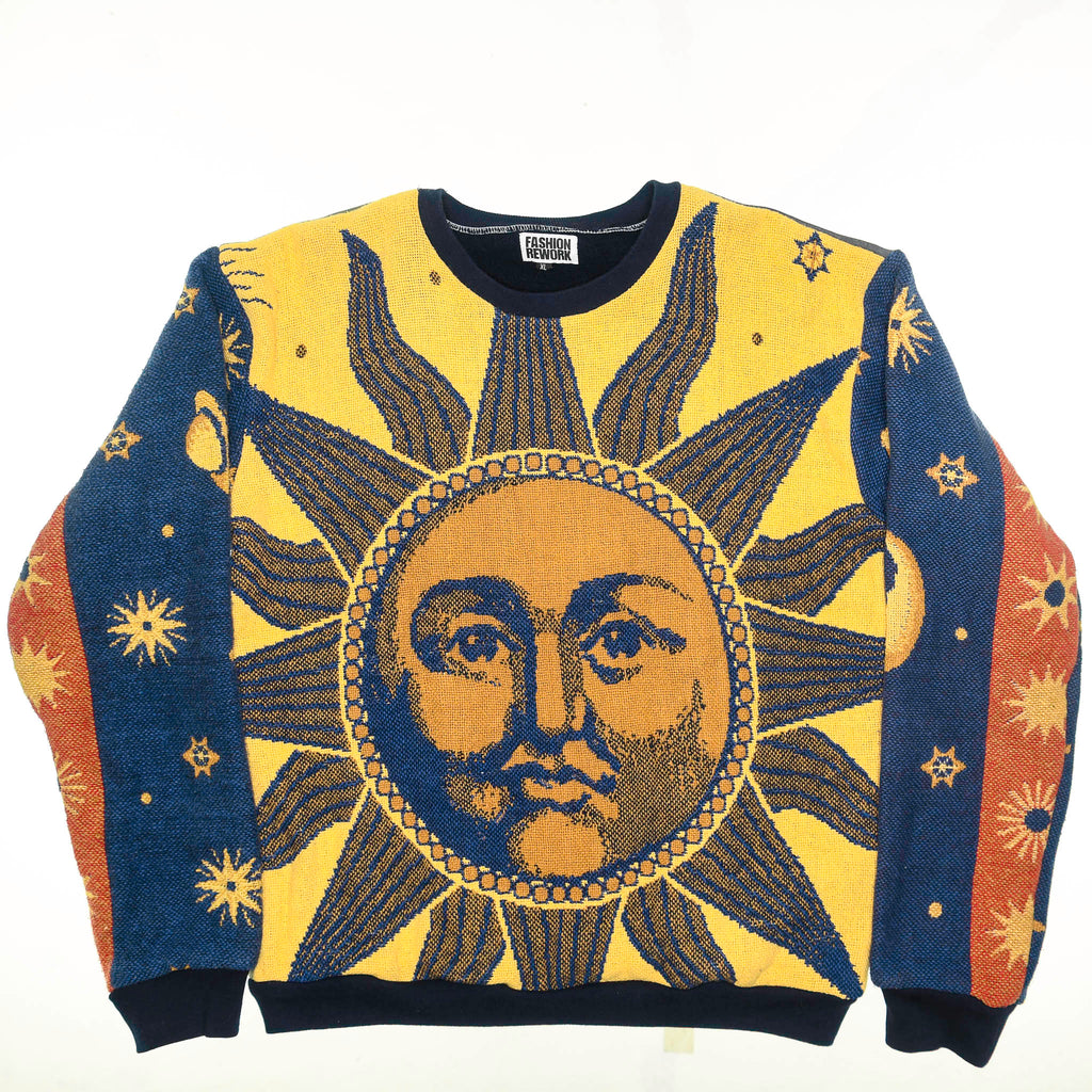 Celestial Sun Full Tapestry Panel Pullover