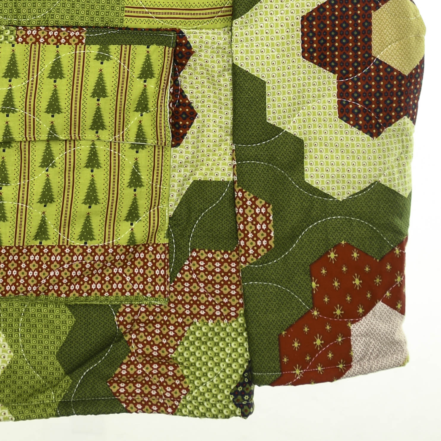 Flowery Patchwork Quilt Sweater