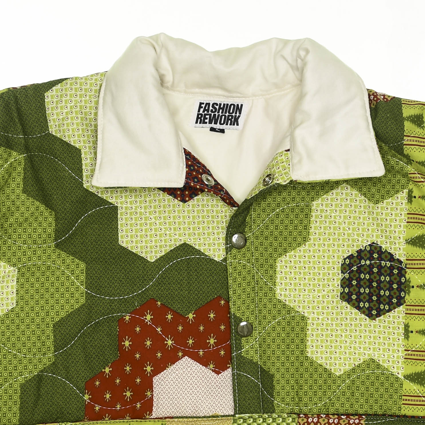 Flowery Patchwork Quilt Sweater