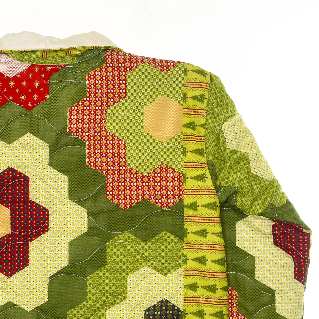 Flowery Patchwork Quilt Sweater