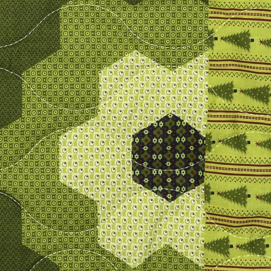 Flowery Patchwork Quilt Sweater