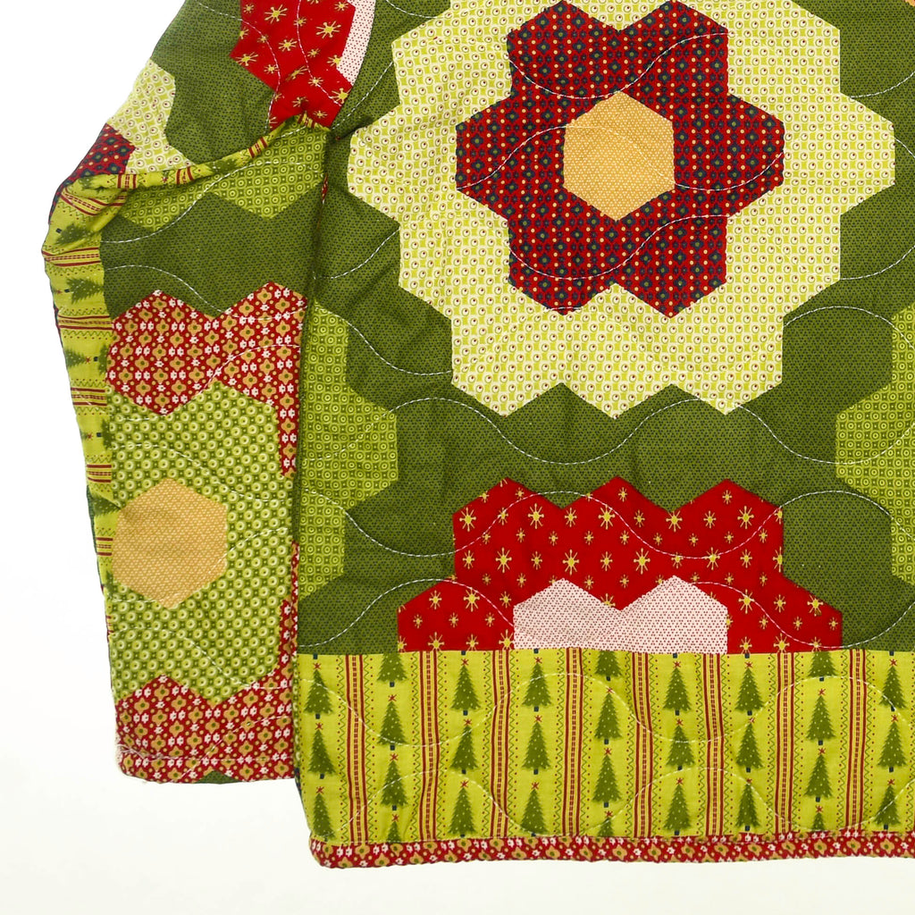 Flowery Patchwork Quilt Sweater