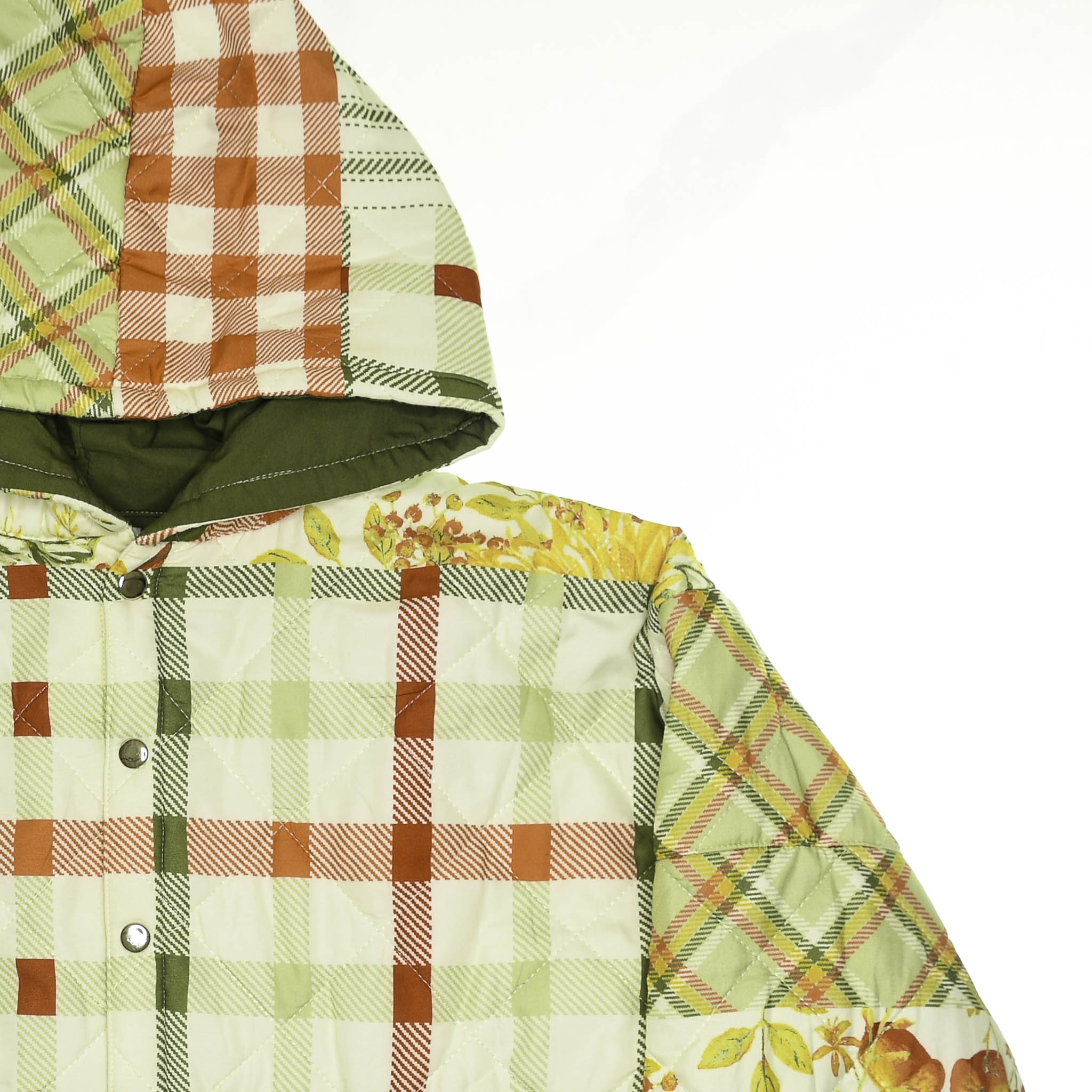 Floral & Gingham Quilt Jacket