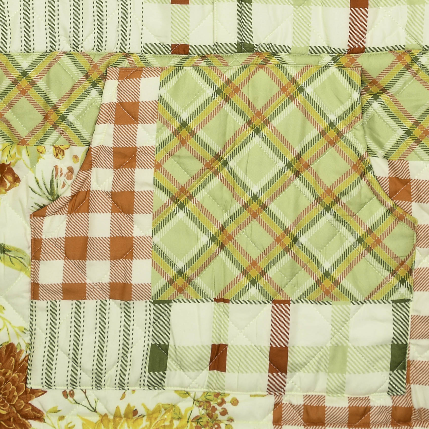 Floral & Gingham Quilt Jacket