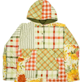 Floral & Gingham Coastal Nomad Quilt Hoodie