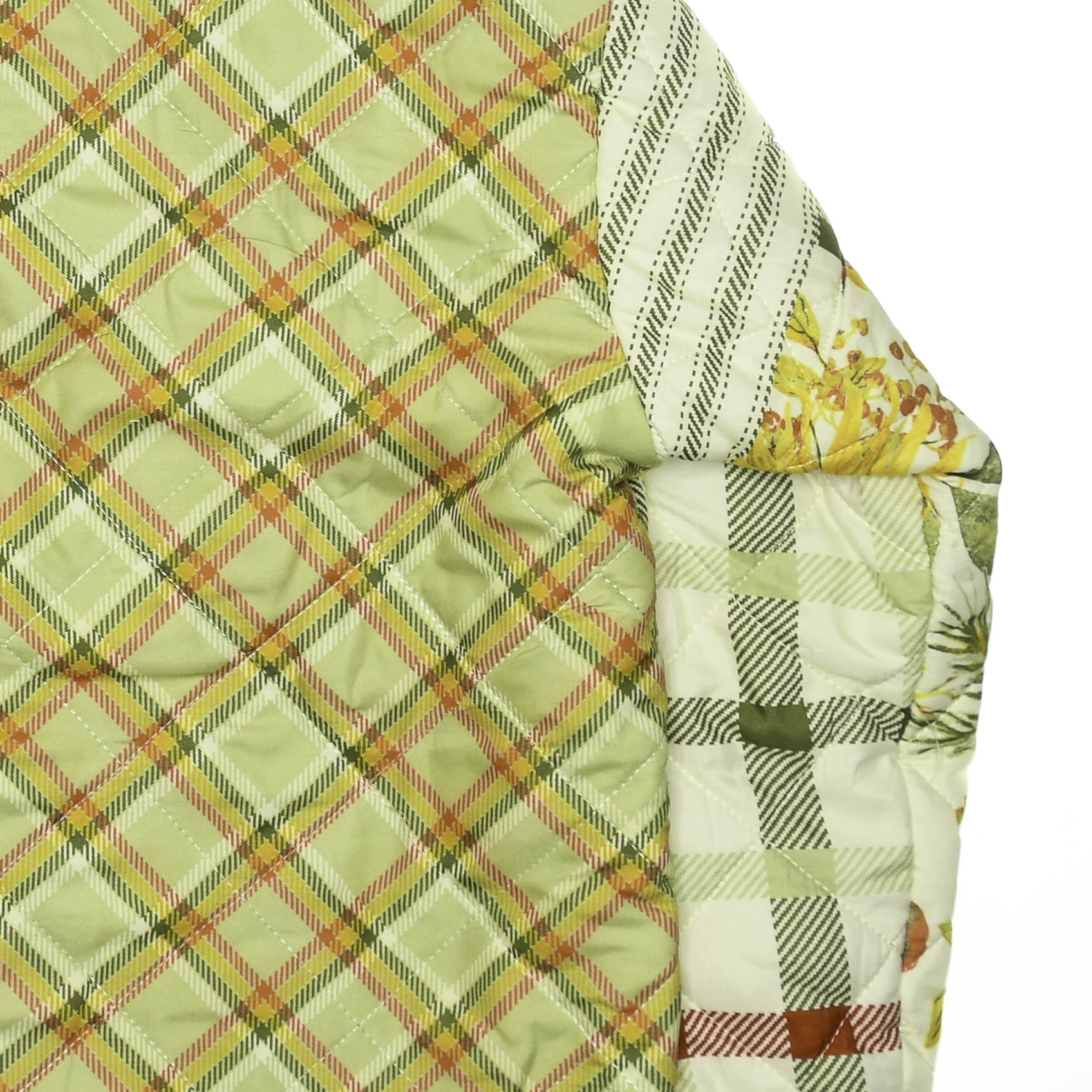 Floral & Gingham Quilt Jacket