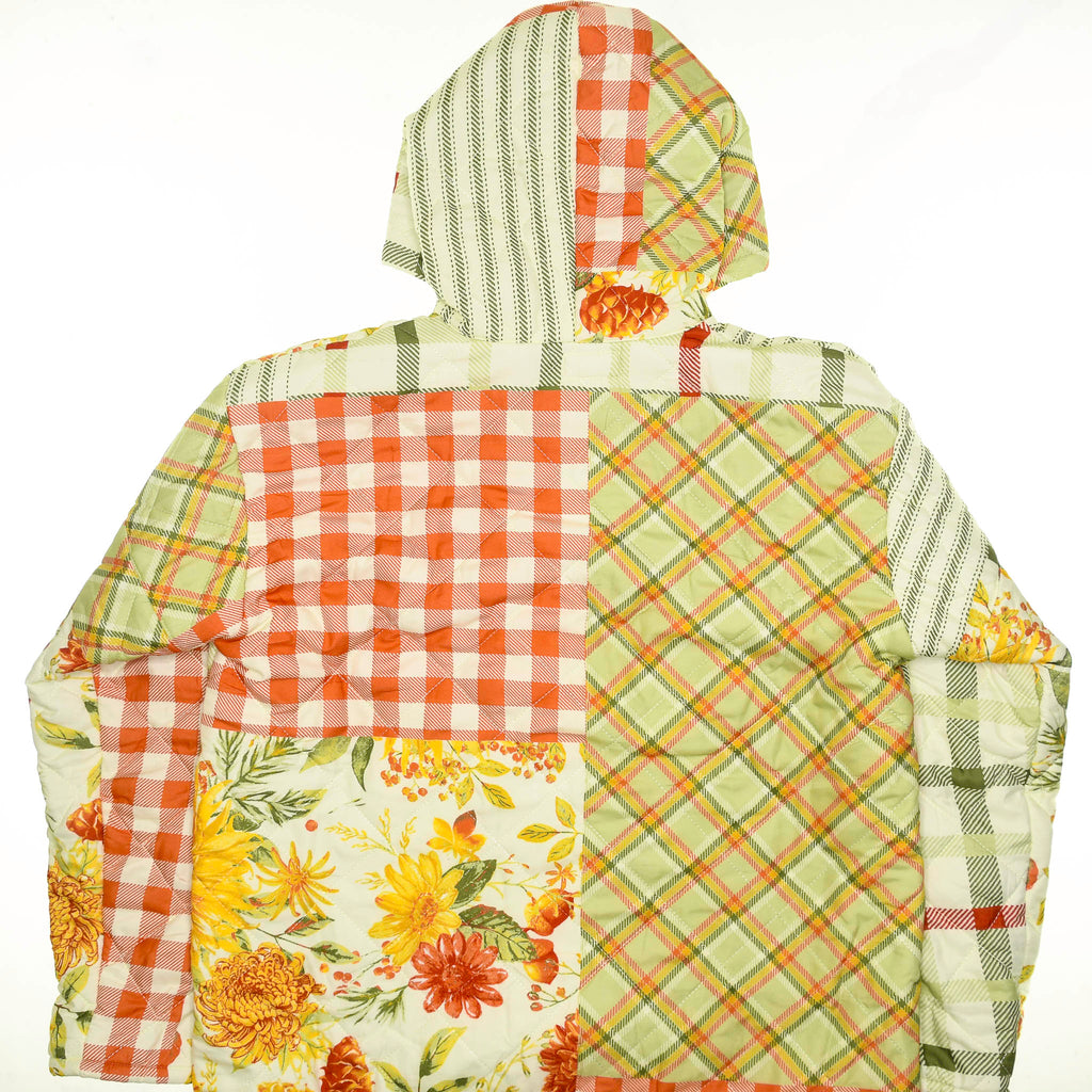 Floral & Gingham Quilt Jacket