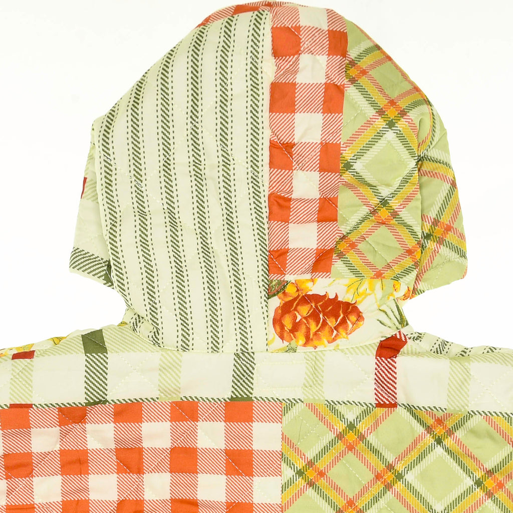 Floral & Gingham Quilt Jacket