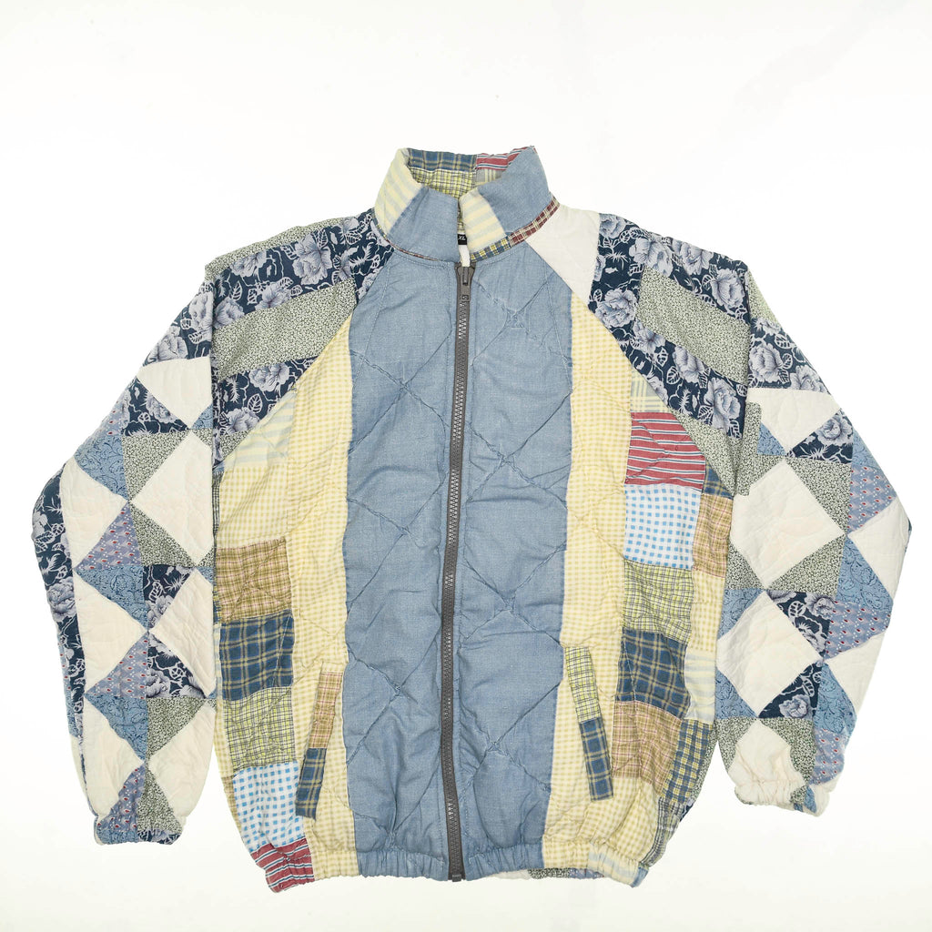 Patchwork Quilt Bomber Coat