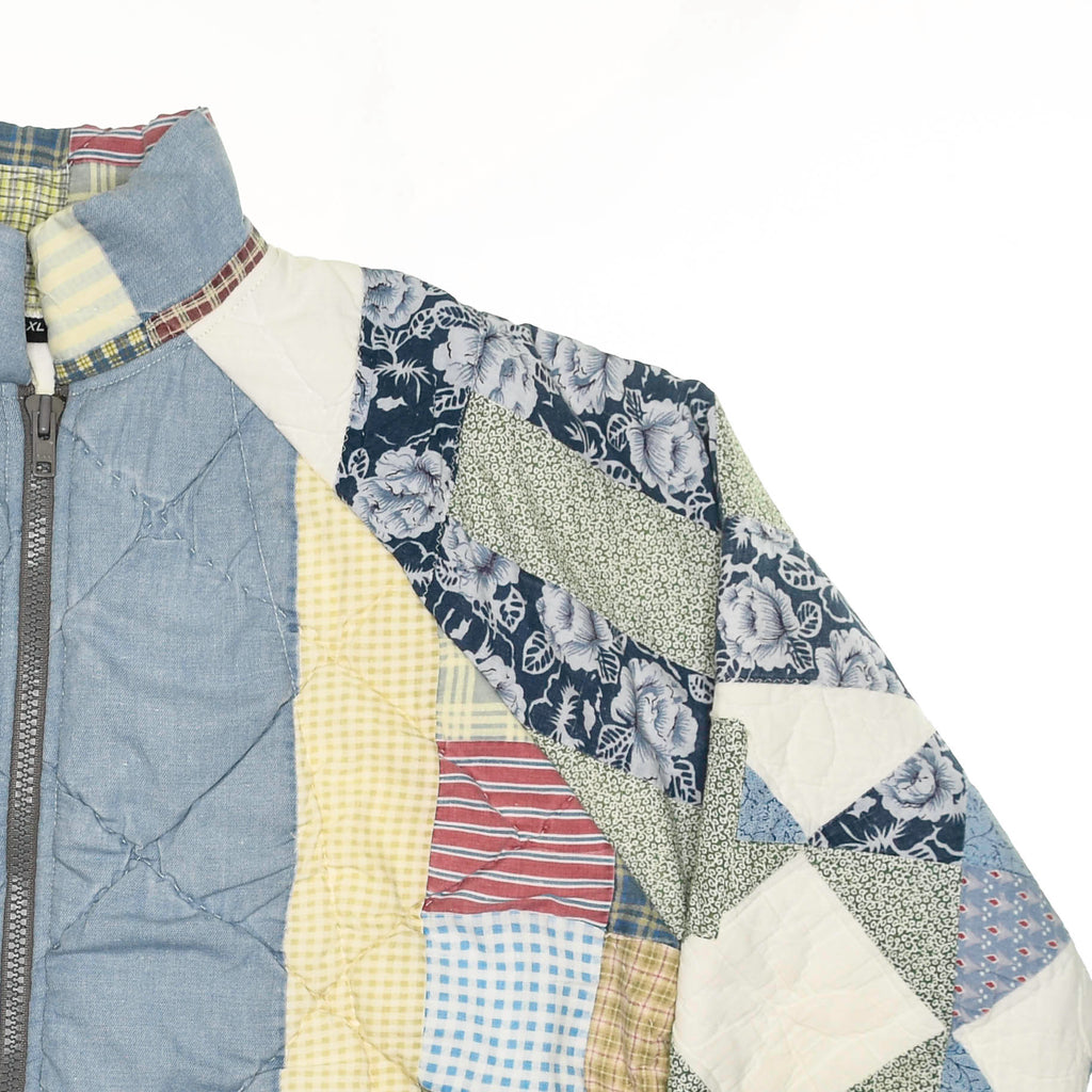 Patchwork Quilt Bomber Coat