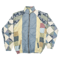 Cozy Retro Patchwork Classic Quilt Bomber