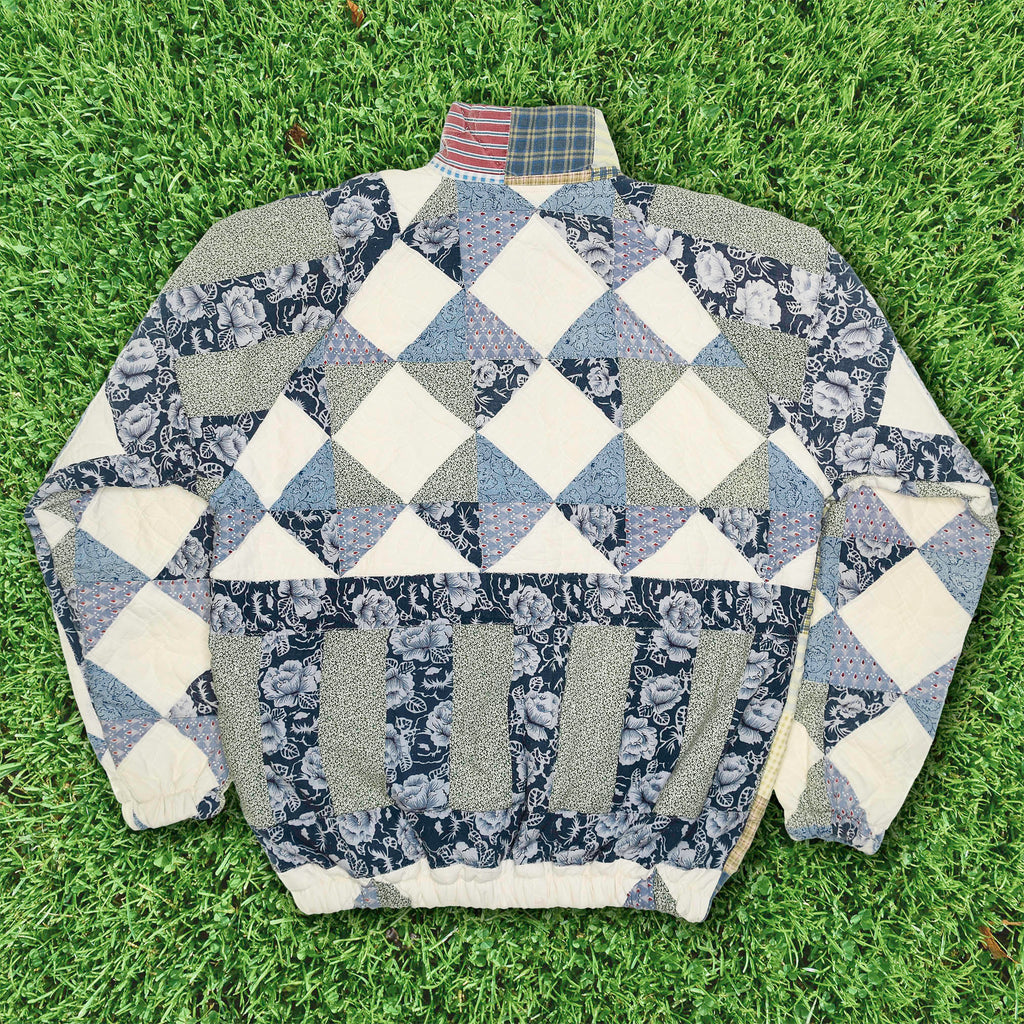 Patchwork Quilt Bomber Coat