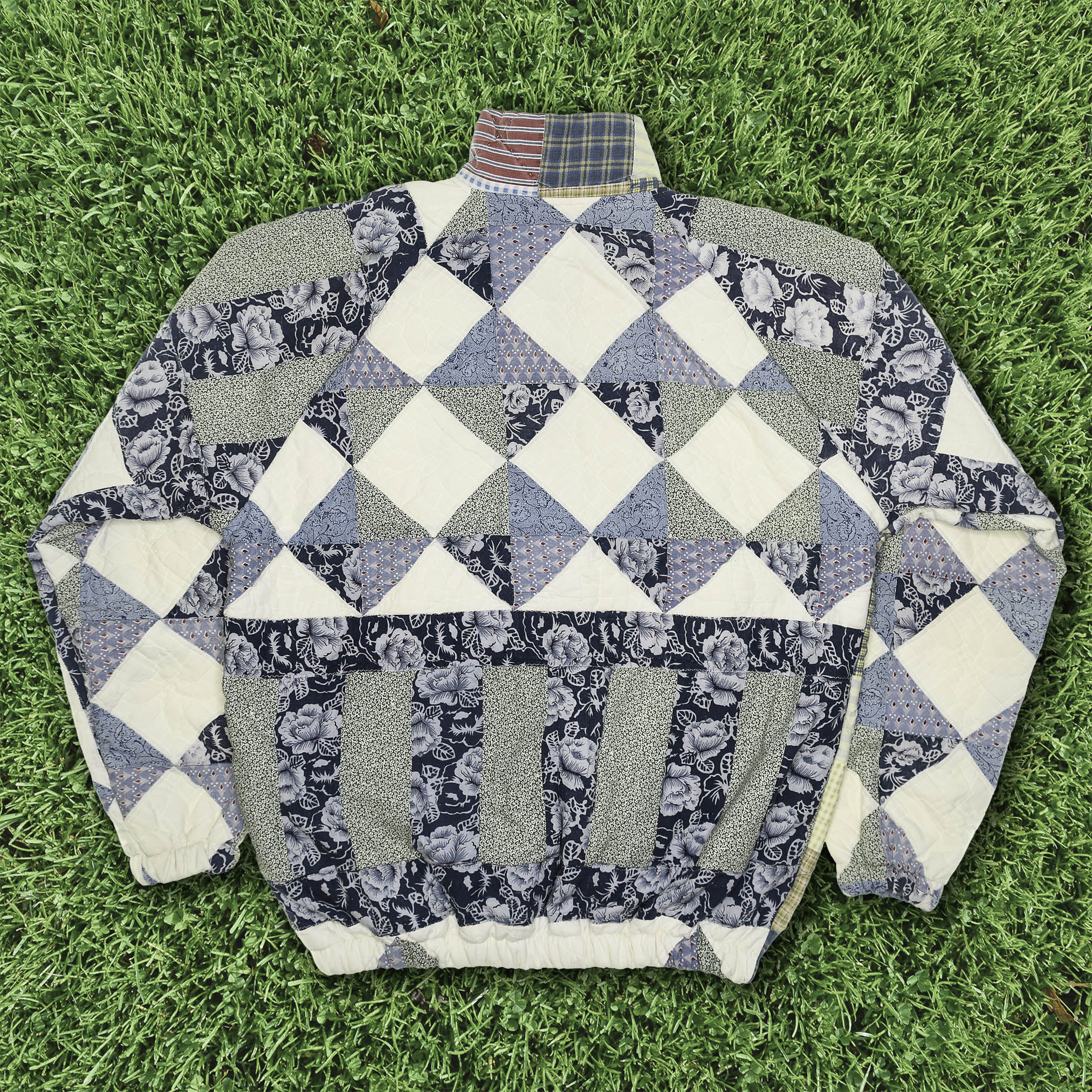 Patchwork Quilt Bomber Coat
