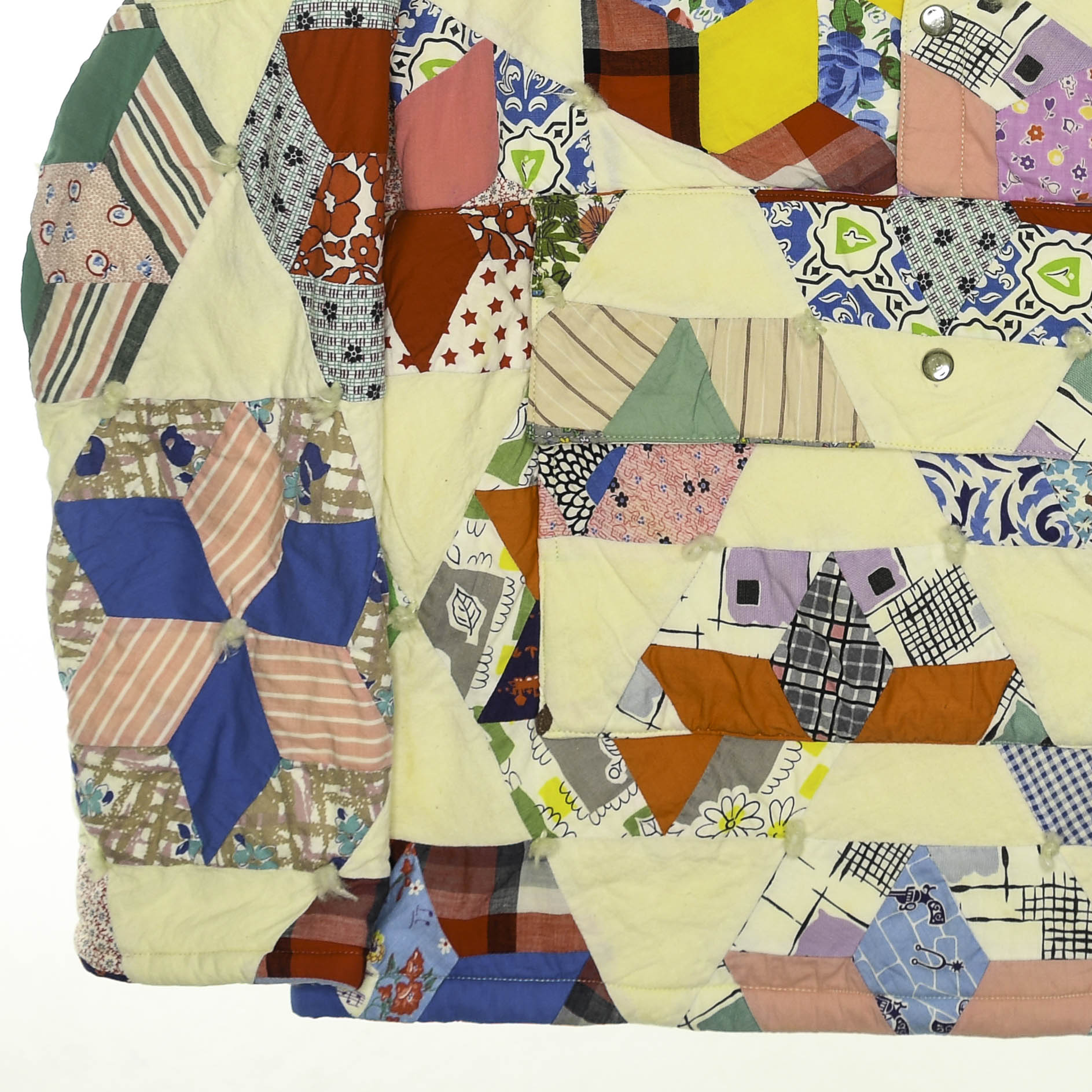 Colorful Kaleidoscope Quilt Jacket