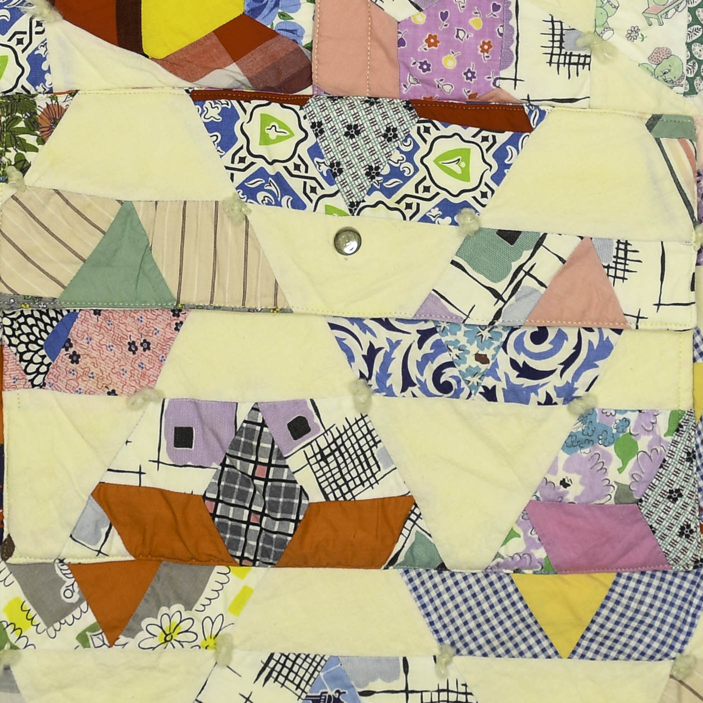 Colorful Kaleidoscope Quilt Jacket