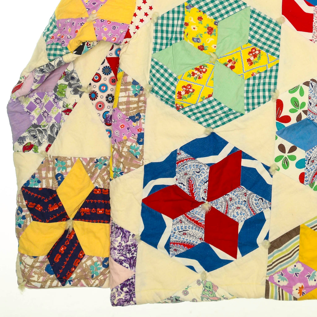 Colorful Kaleidoscope Quilt Jacket