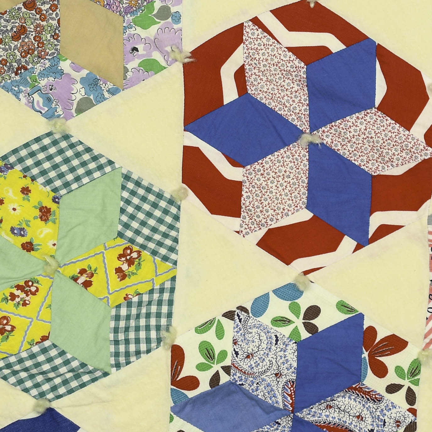 Colorful Kaleidoscope Quilt Jacket