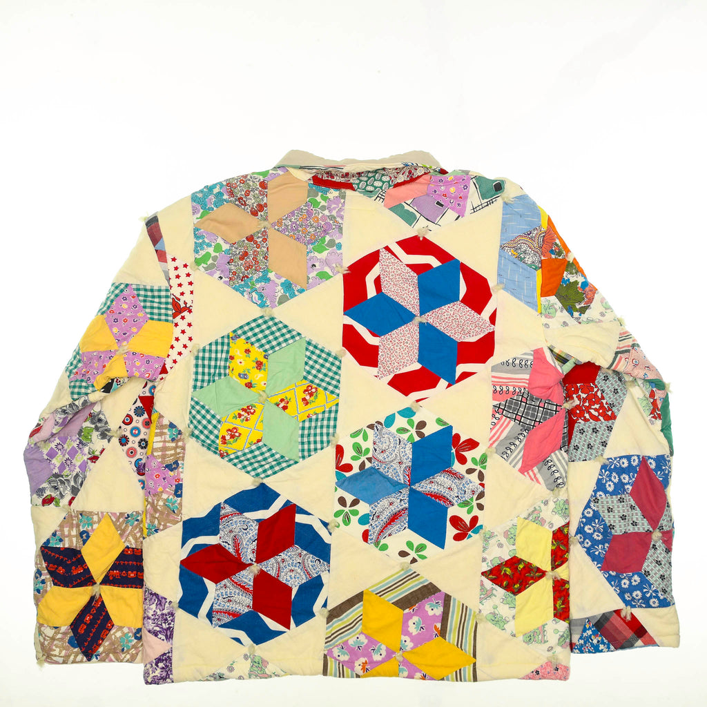 Colorful Kaleidoscope Quilt Jacket
