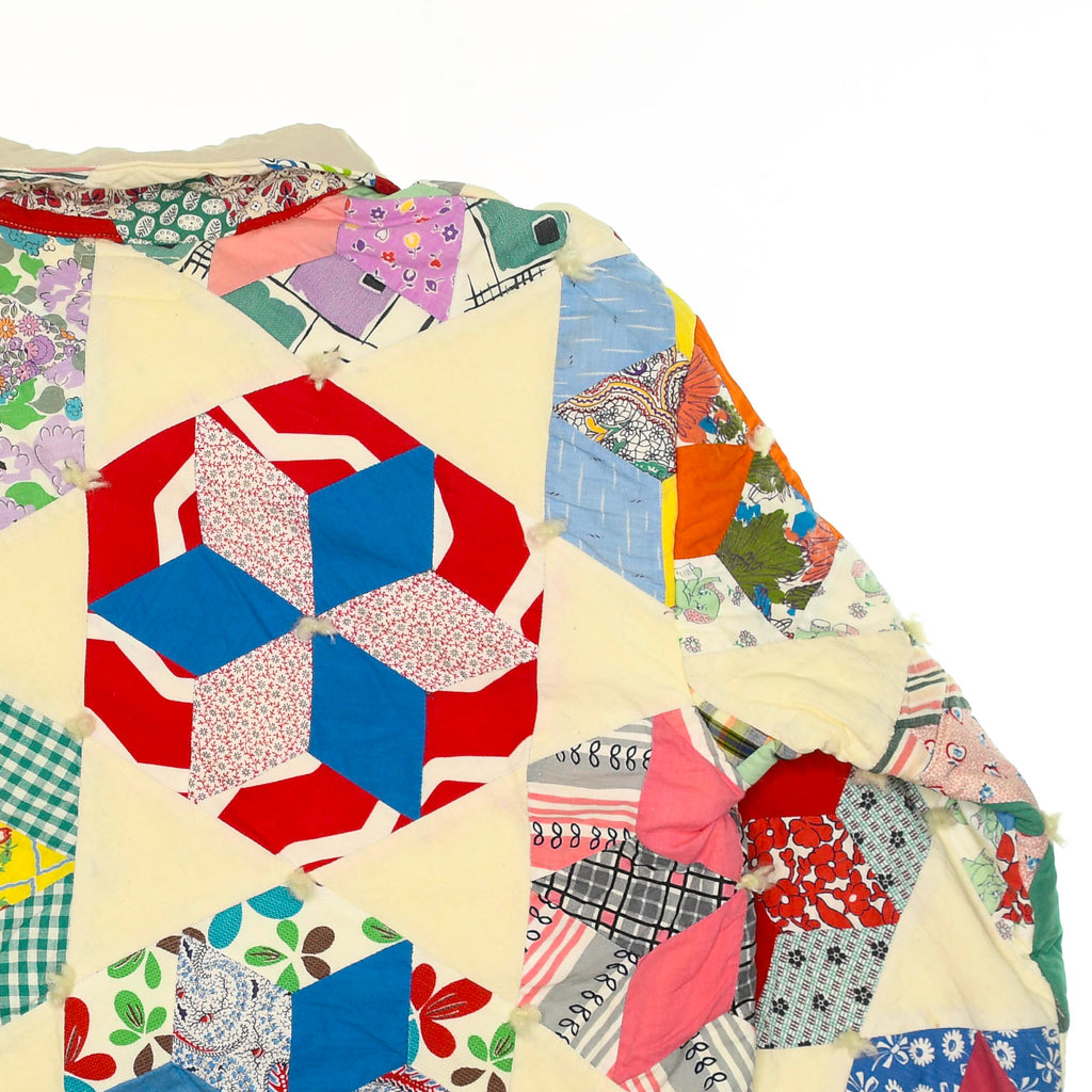 Colorful Kaleidoscope Quilt Jacket