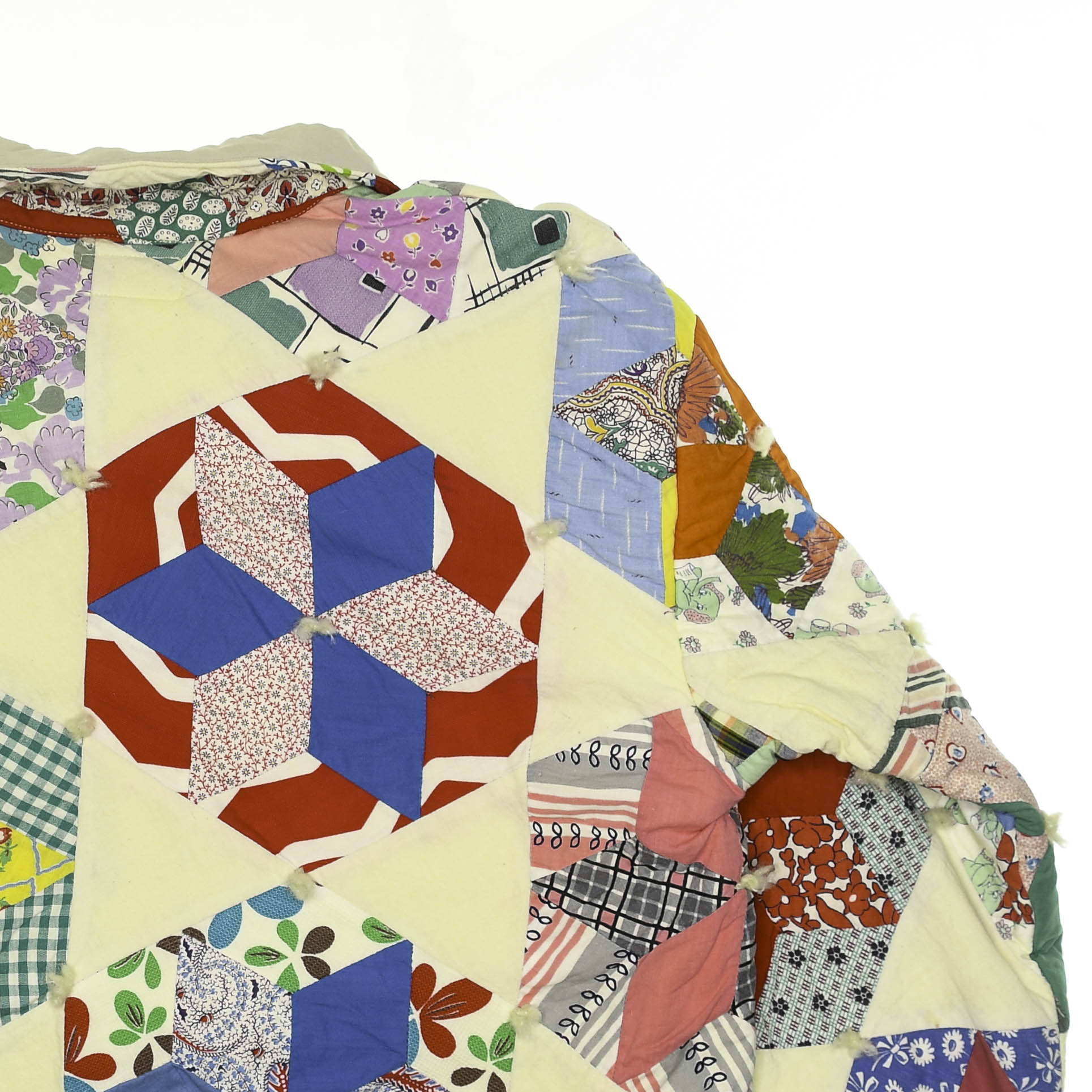 Colorful Kaleidoscope Quilt Jacket