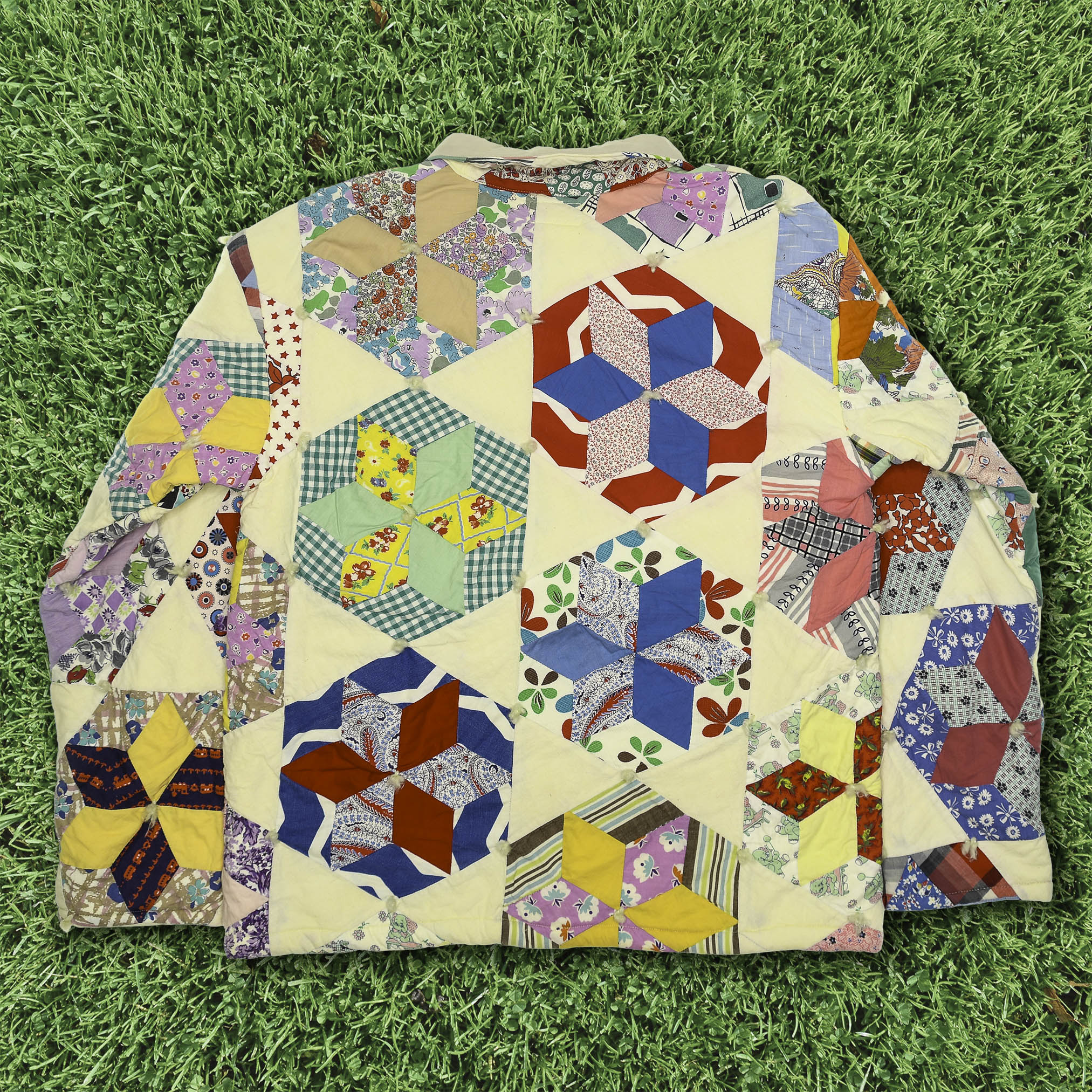 Colorful Kaleidoscope Quilt Jacket