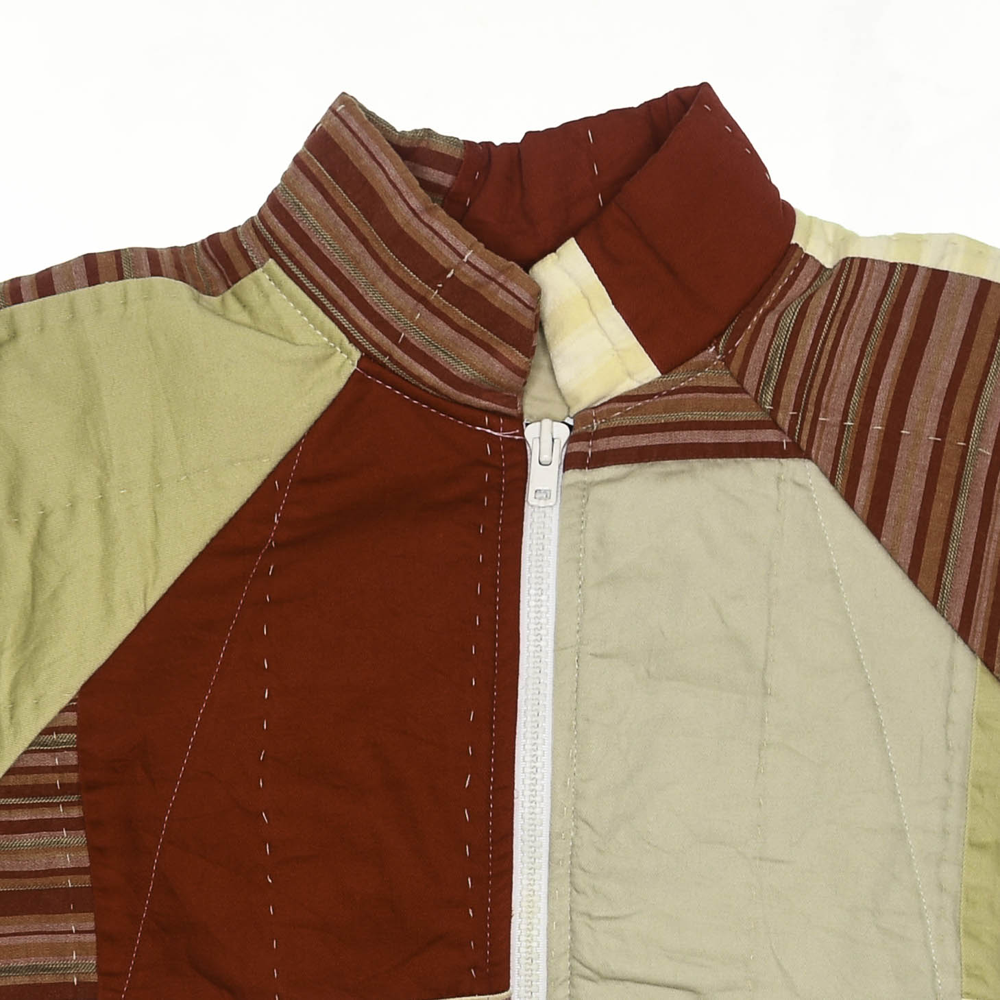 Red Stripe Classic Quilt Bomber