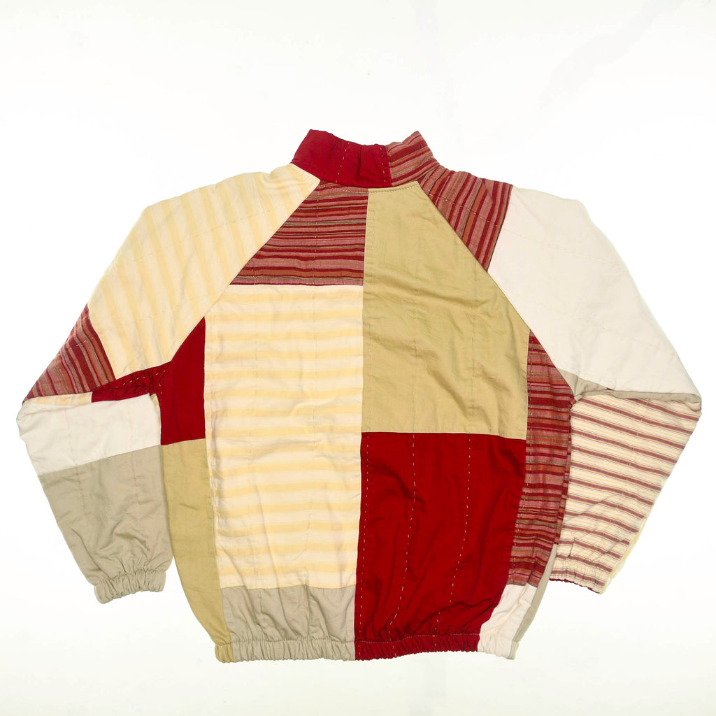 Red Stripe Classic Quilt Bomber