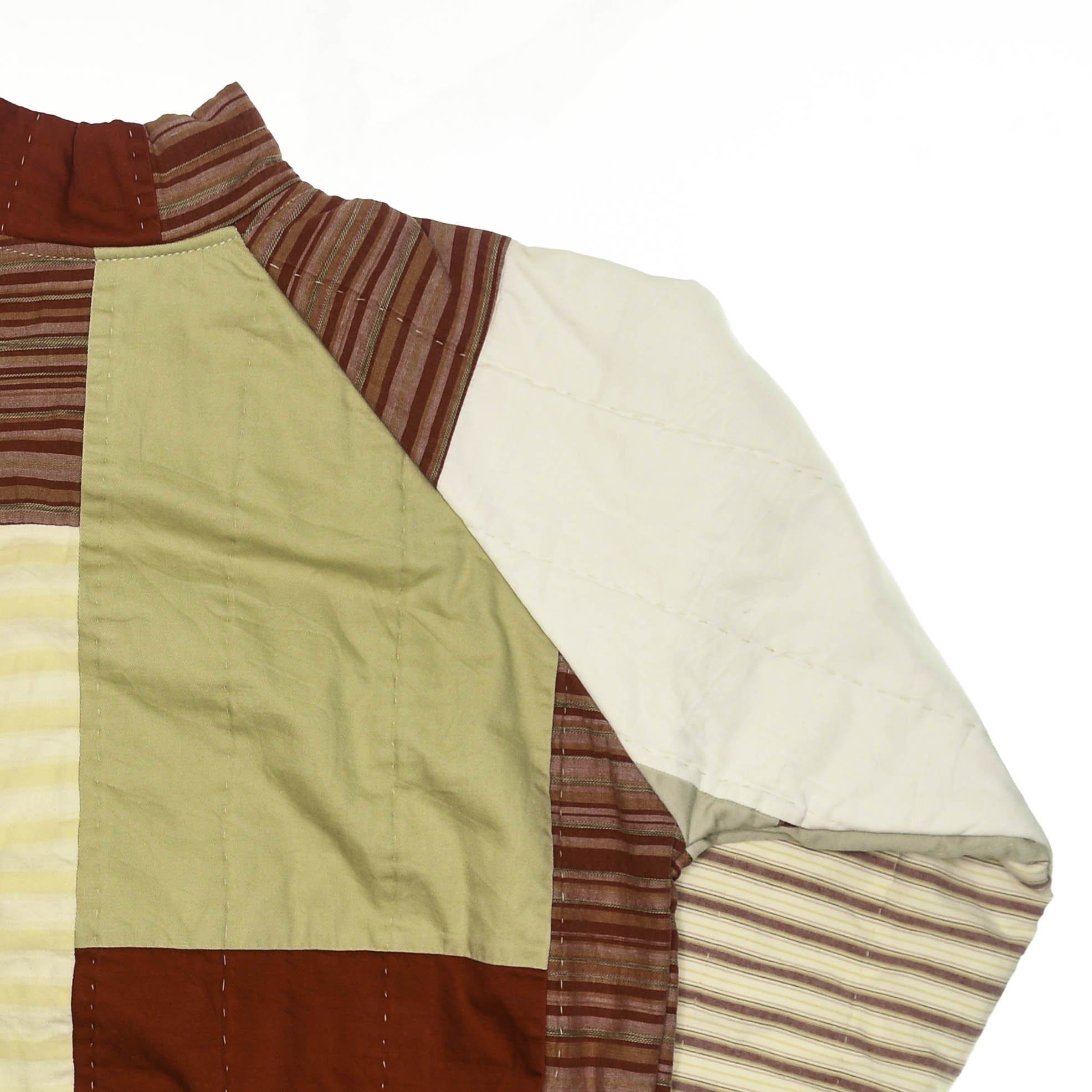 Red Stripe Classic Quilt Bomber