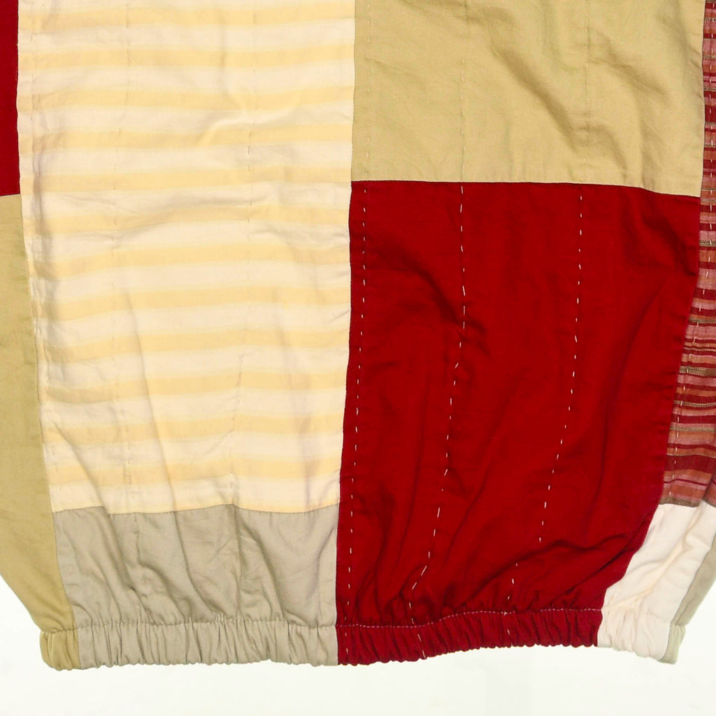 Red Stripe Classic Quilt Bomber