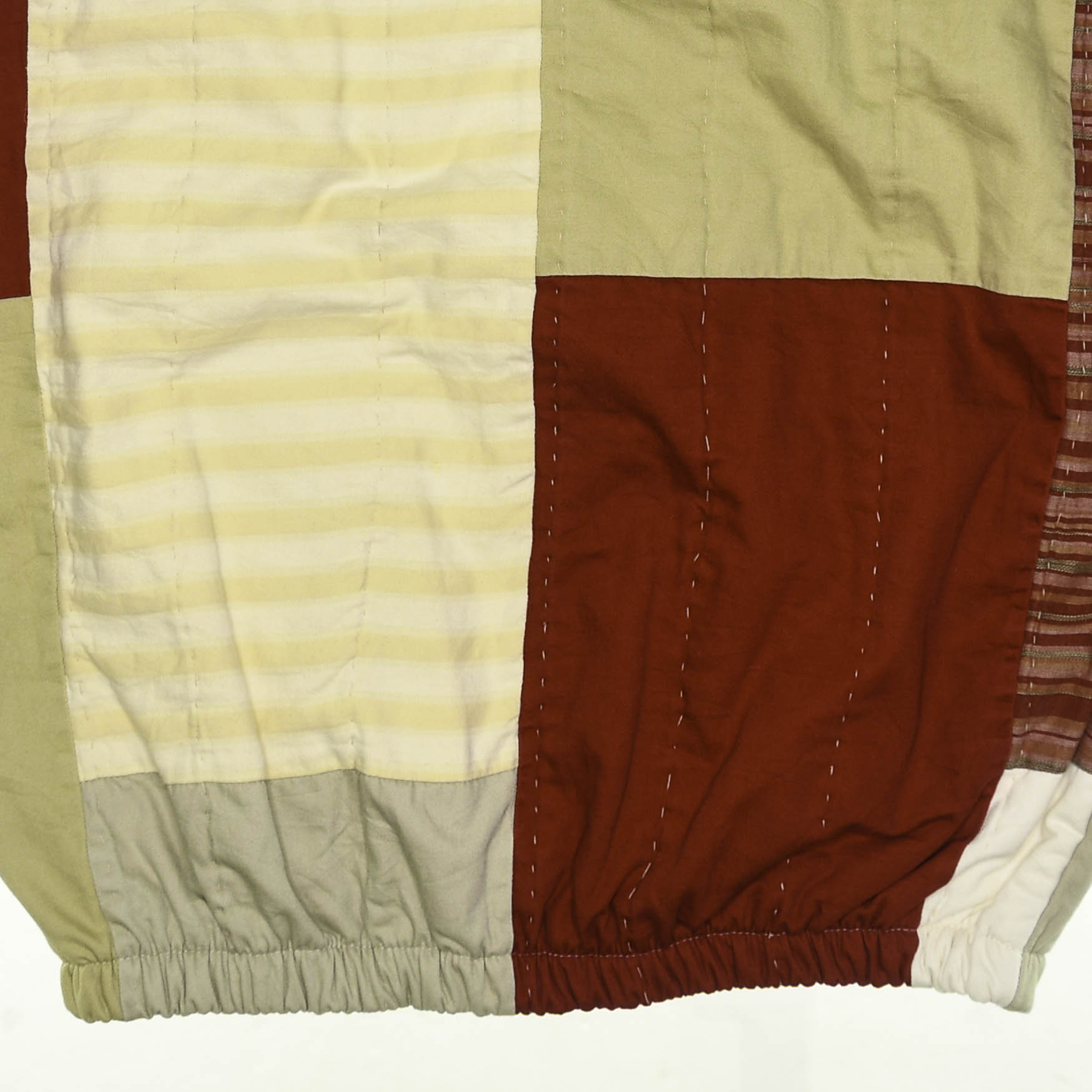 Red Stripe Classic Quilt Bomber