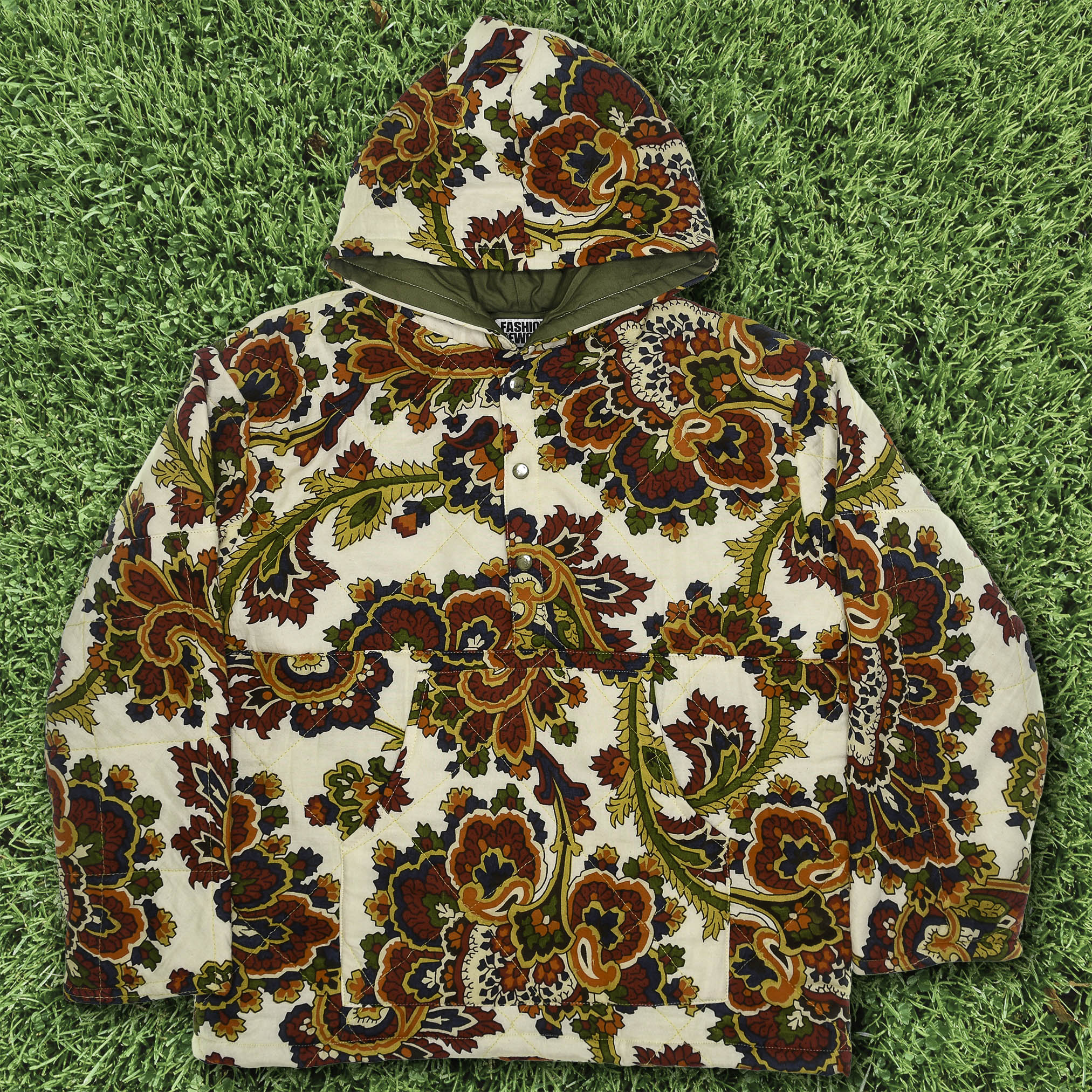 Paisley Coastal Quilt Nomad Hoodie