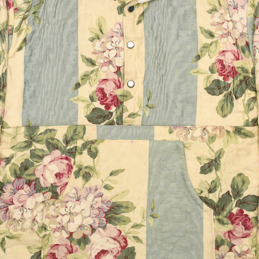 Vintage Floral Cottagecore Quilt Hoodie