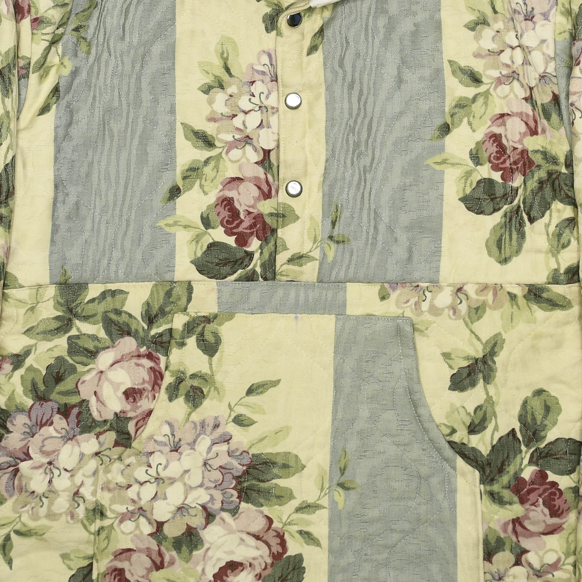 Vintage Floral Cottagecore Quilt Hoodie