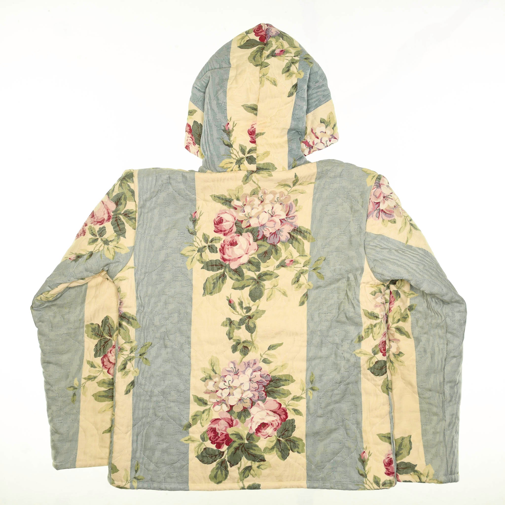 Vintage Floral Cottagecore Quilt Hoodie