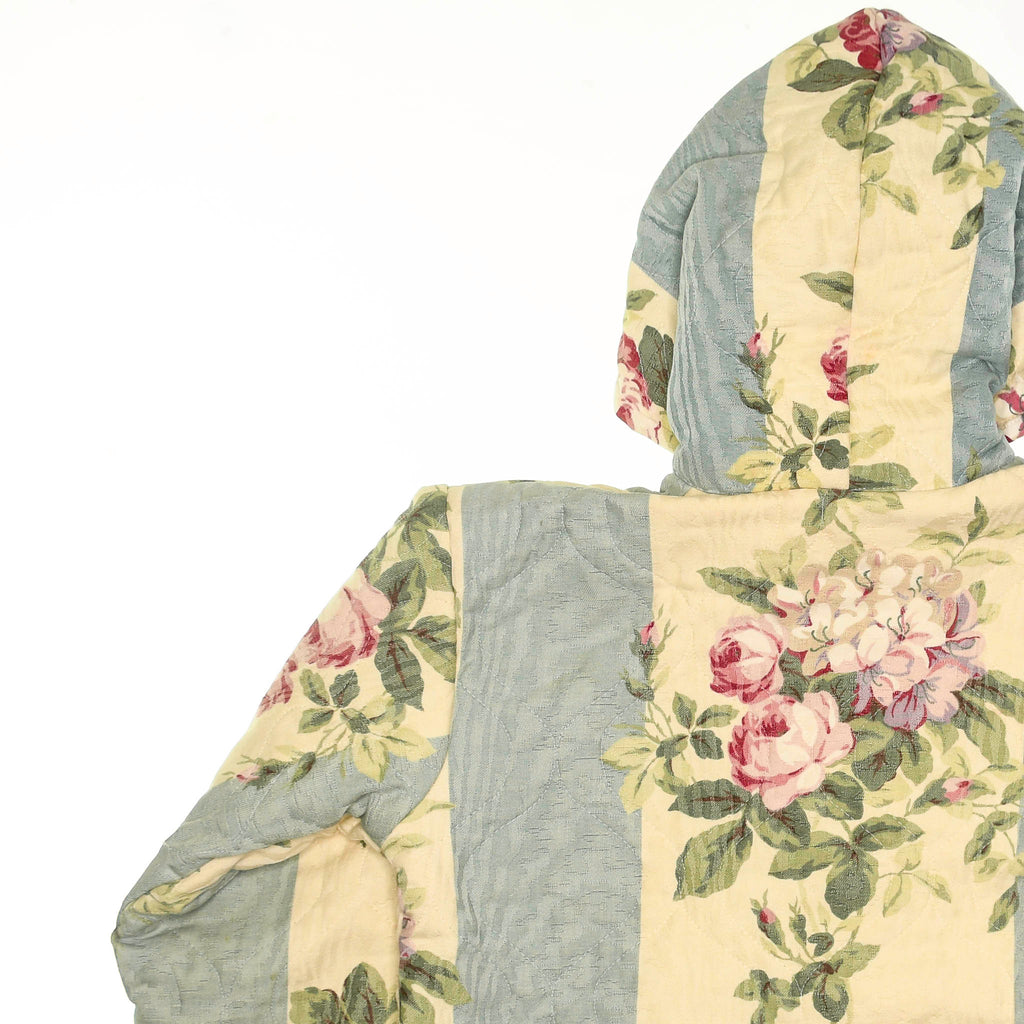 Vintage Floral Cottagecore Quilt Hoodie